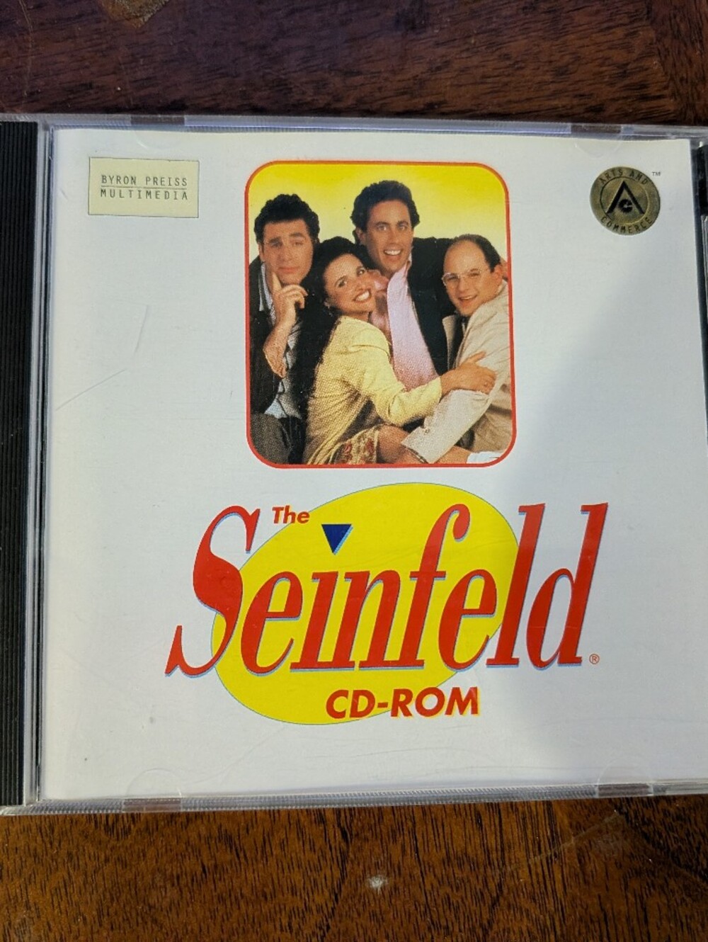 Microsoft The Seinfeld CD-ROM - White with Yellow & Red Logo